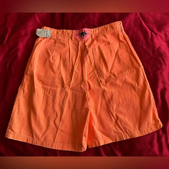 Vintage Gotcha Mens Size 31 Neon Orange Fade Orange New - Picture 4 of 5